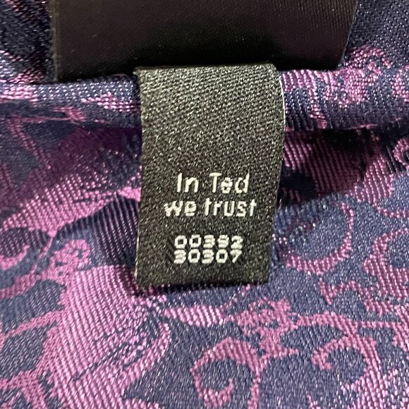 TED BAKER NEW "Cunioy" RARE Coat Funnel Neck Wool/Cashmere Blend Black Size L/12 - Picture 14 of 14